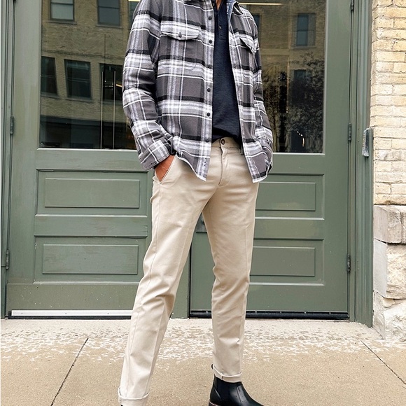 NWT men’s Dockers workday slim fit smart 360 flex khaki pants SZ 34x34 - Picture 3 of 8